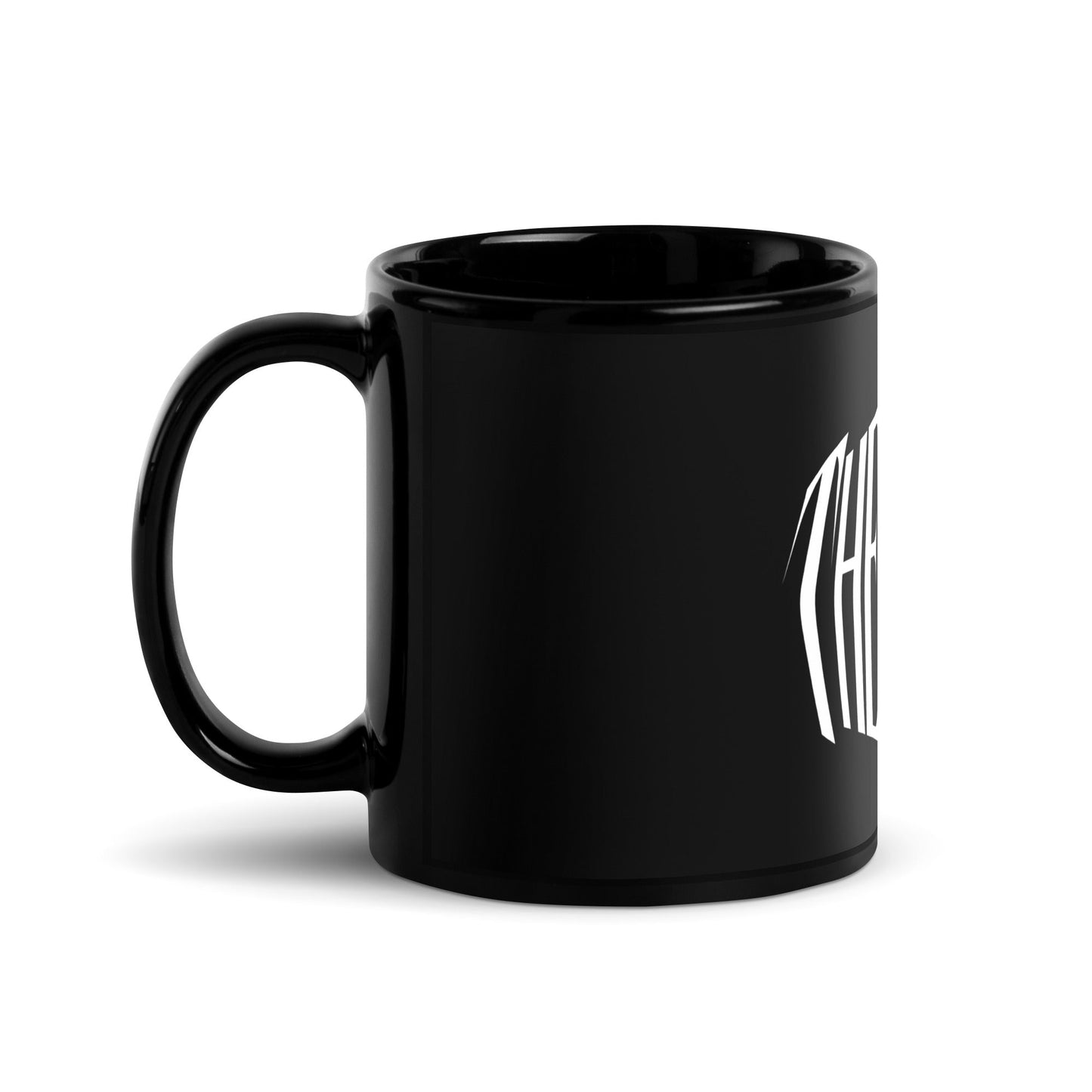 Black Glossy Logo Mug - TheClaw