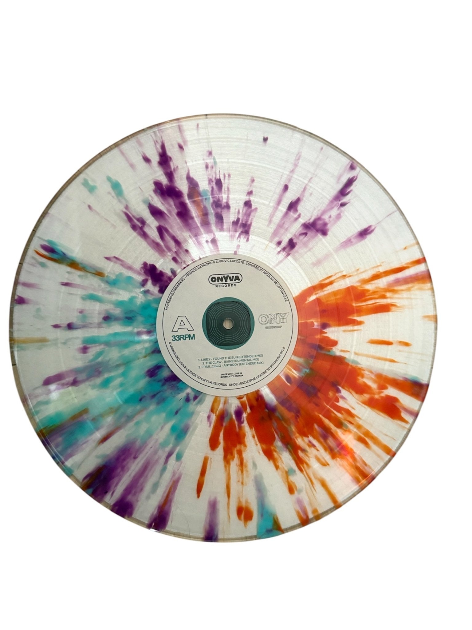 12" Splatter Vinyl ONYS02 /100 - TheClaw