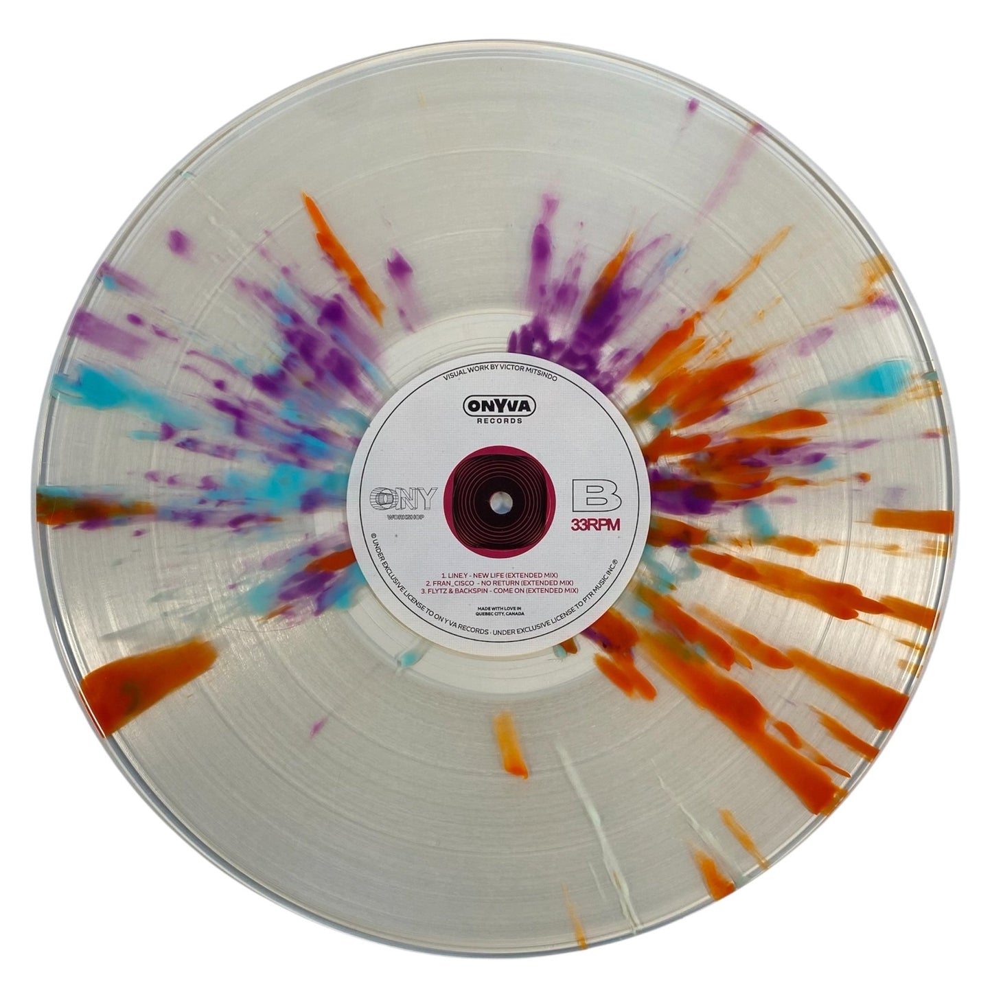 12" Splatter Vinyl ONYS02 /100 - TheClaw