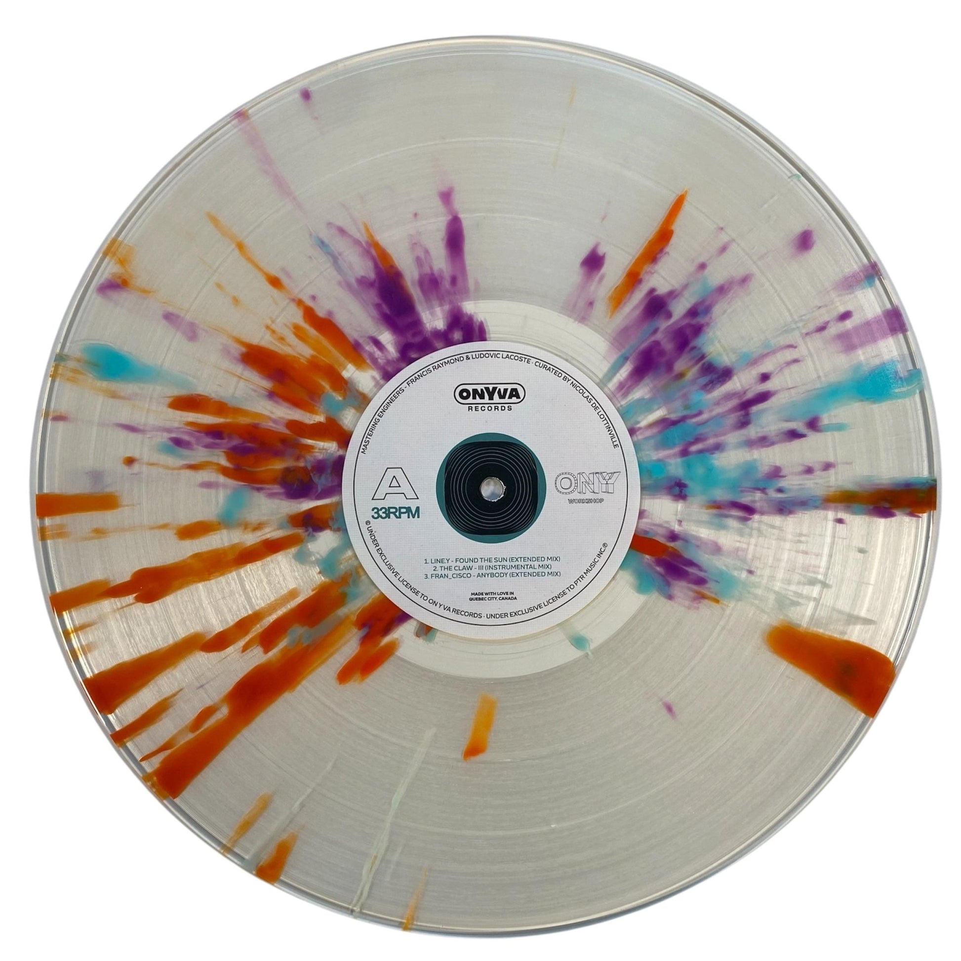 12" Splatter Vinyl ONYS02 /100 - TheClaw