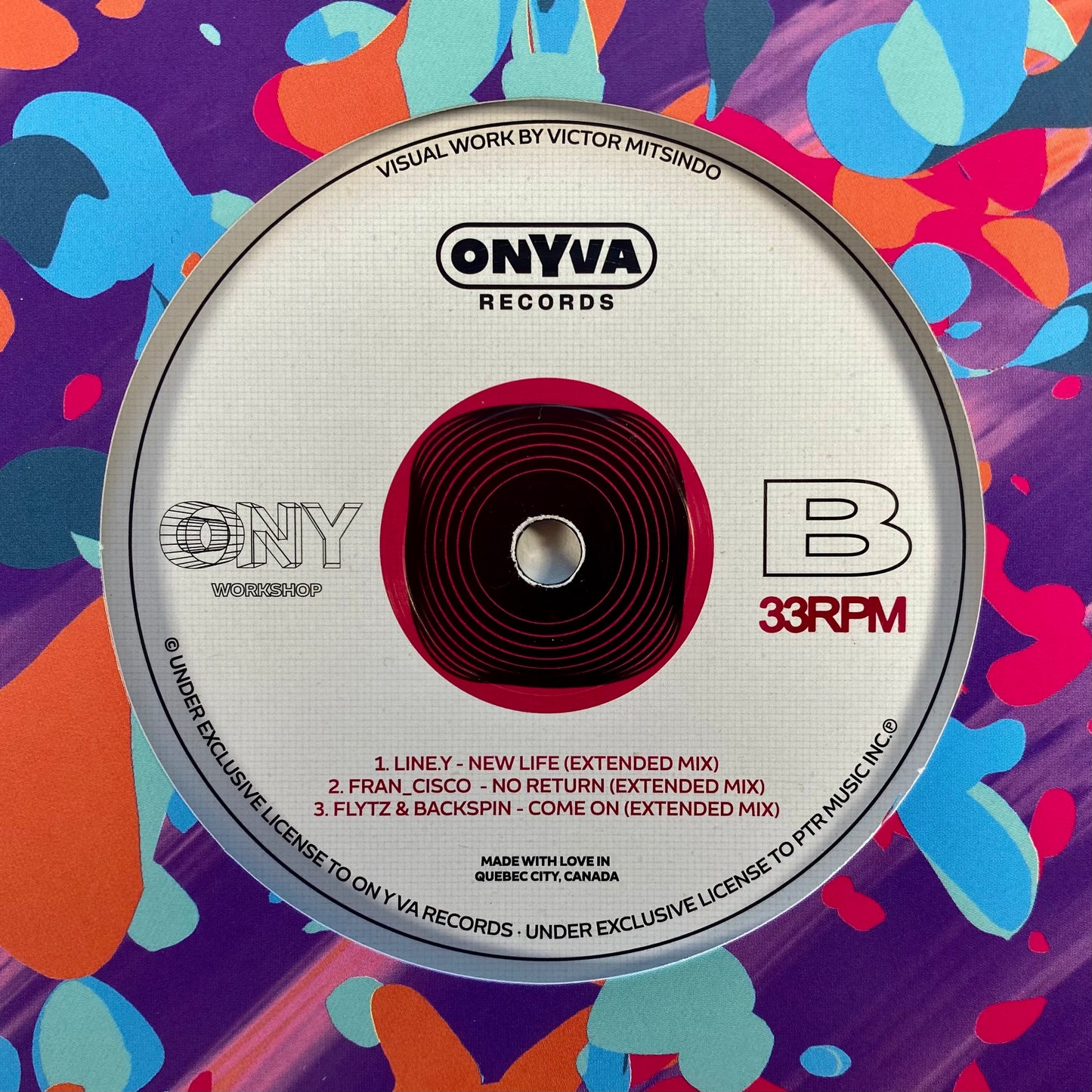 12" Vinyl On Y Va Records Sampler #2 [ONYS02] 33 RPM [Pre-Order]