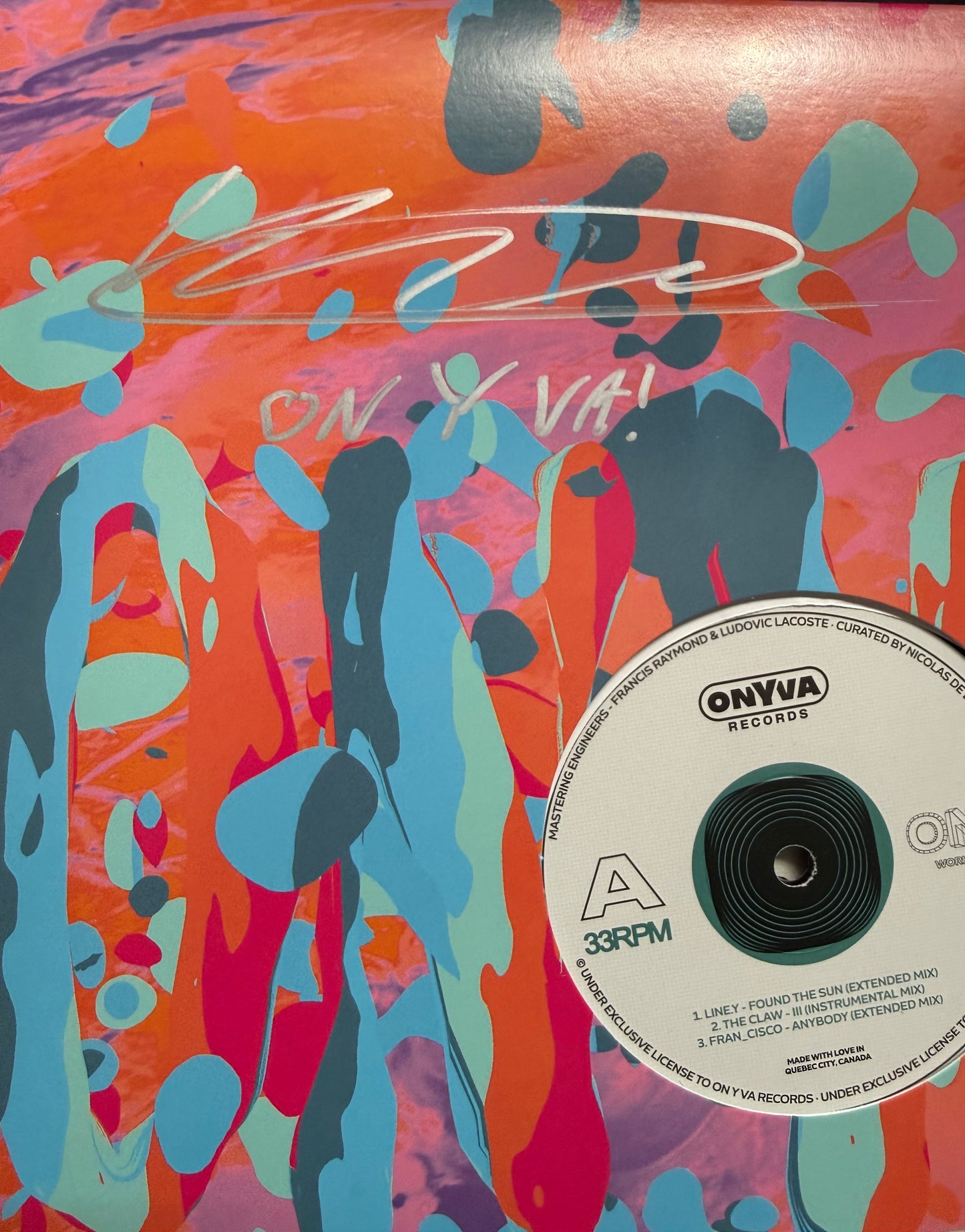 SIGNED 12" Vinyl ONYS02 33RPM [Pre-Order]