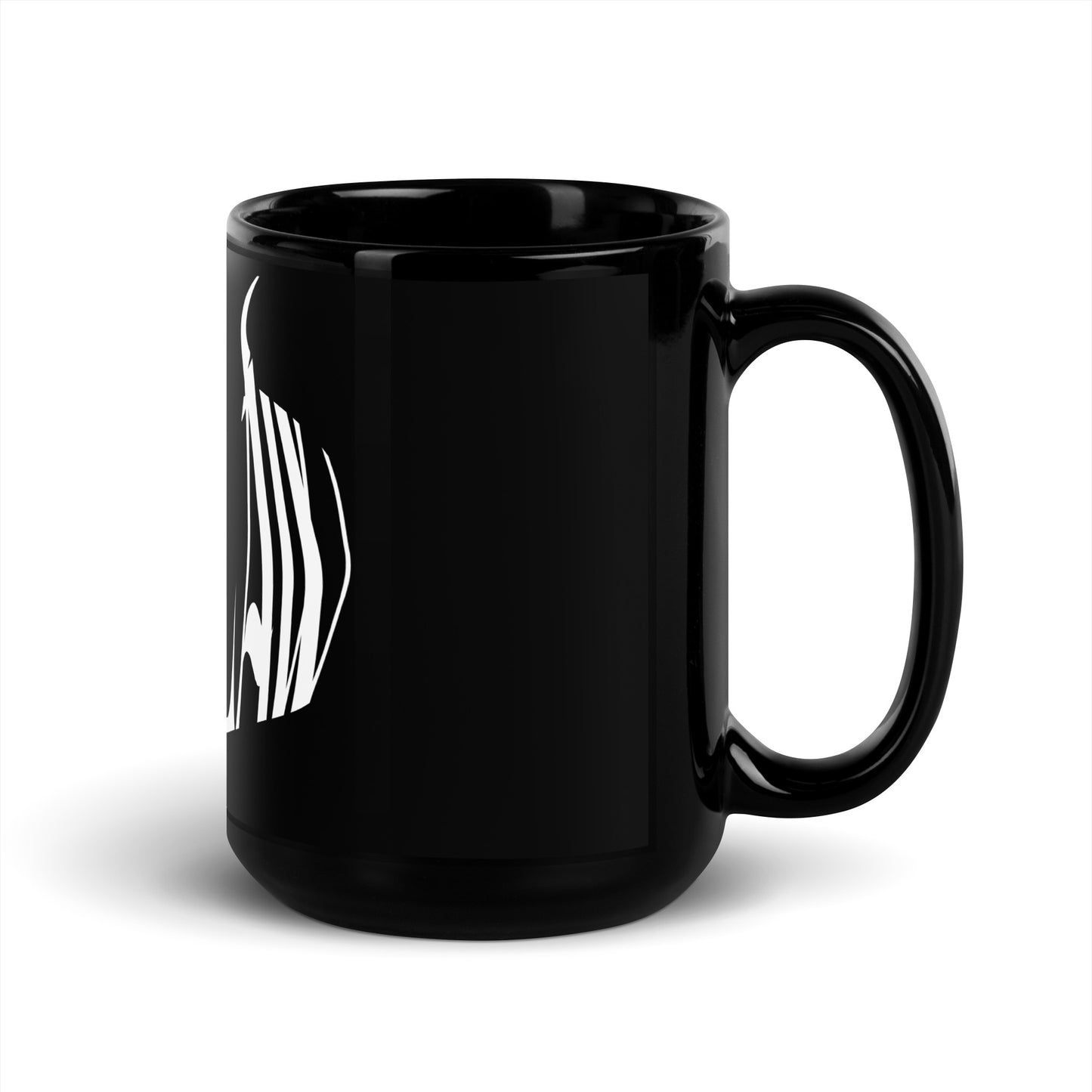 Black Glossy Logo Mug