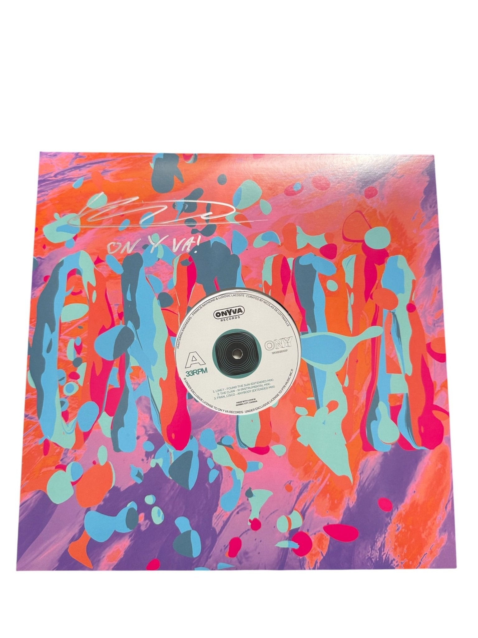 SIGNED 12" Vinyl ONYS02 33RPM [Pre - Order] - TheClaw